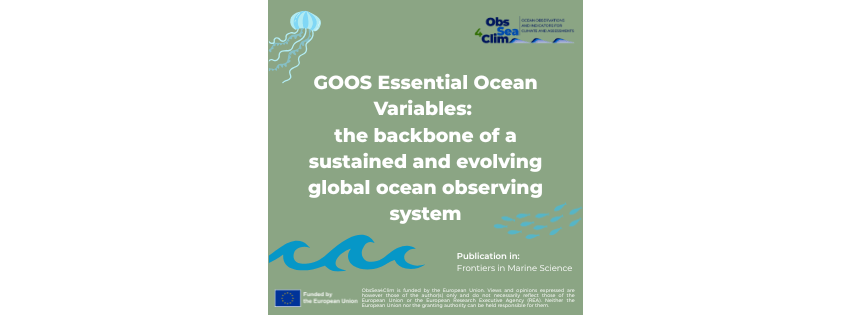 GOOS EOVs: the backbone of a sustained and evolving ocean observing&nbsp;system