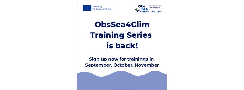 ObsSea4Clim training series is&nbsp;back!